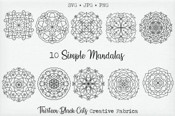 10 Simple Mandalas Medallion: Beyond the Basic Doodle