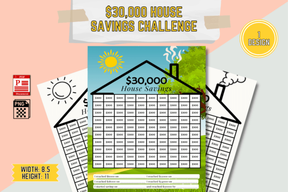 $30,000 New House Savings Challenge: A Practical Design Approach