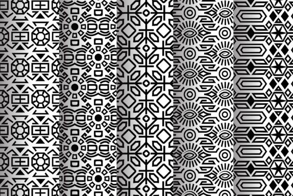 Abstract Patterns: A Modern Twist on Black and White Textile Design