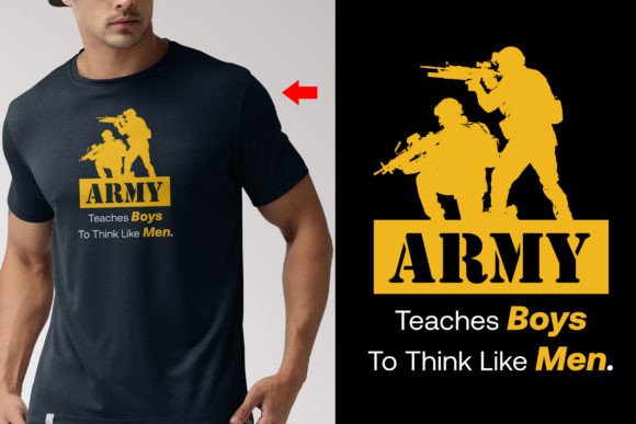 Army Teaches Boys to Think Like Men: A Bold Typeface for Commanding Designs