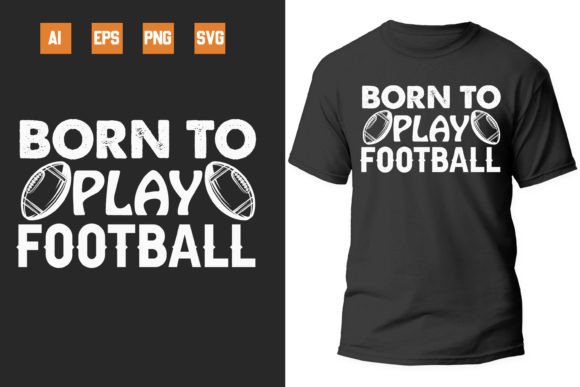 Born to Play American Football: A Font with Game-Day Energy