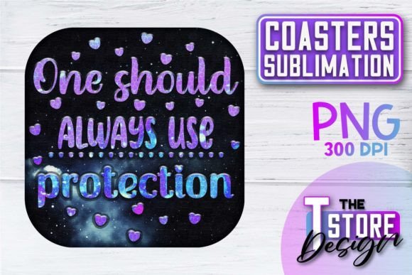 Coasters Sublimation | PNG Design: Elevate Your Craft