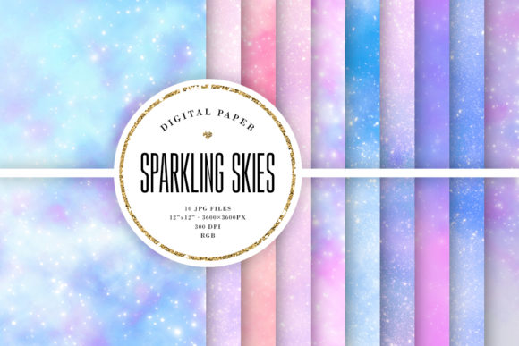 Elevate Your Visuals with Sparkling Skies Backgrounds