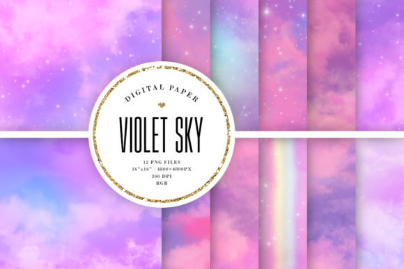 Exploring the Dreamy Versatility of Violet Sky Aesthetic Backgrounds