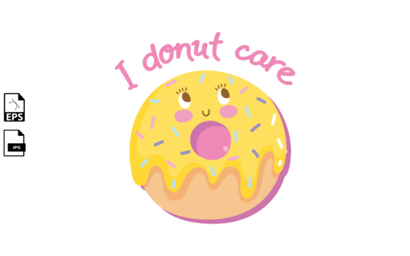 Funny Donut Kawaii Illustration Vector: Your Go-To Asset for Playful Branding