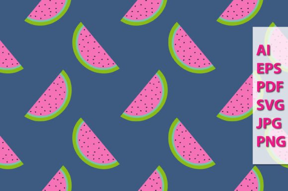 Refreshing Your Visuals with Slice Watermelon Seamless Vector Pattern