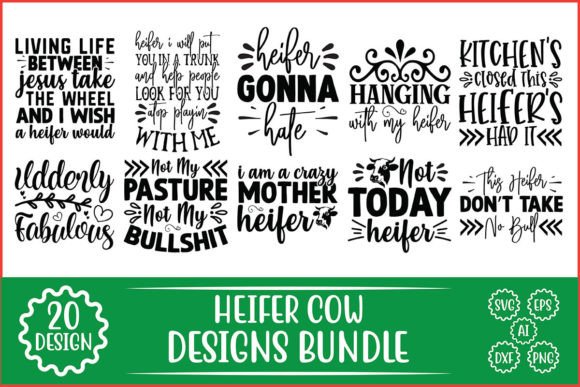 Unlocking Versatility: The Heifer Cow SVG Bundle for Modern Creators