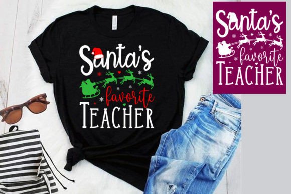 Unwrapping Santa's Favorite Teacher Christmas SVG